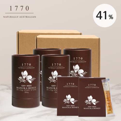 [1770]  마누카꿀 100% 허니스틱(120+) 4박스+최대사은품