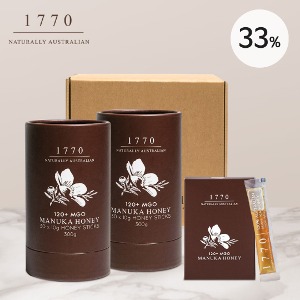 [1770]  마누카꿀 100% 허니스틱(120+) 2박스+사은품